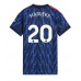 Arsenal Noni Madueke #20 Borte Drakt Dame 2025-26 Kortermet